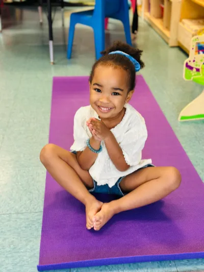 Child at Little Heaven Daycare